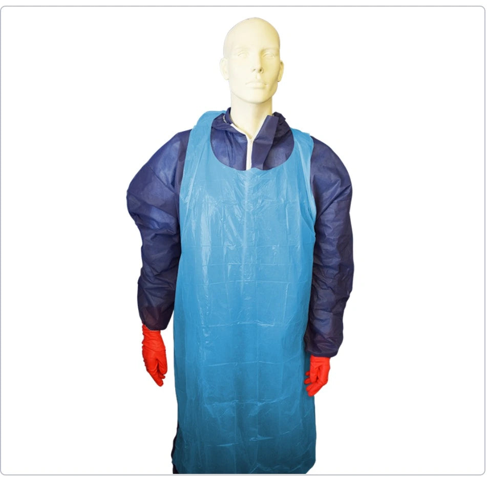 Disposable Blue LDPE Apron - 1250mm