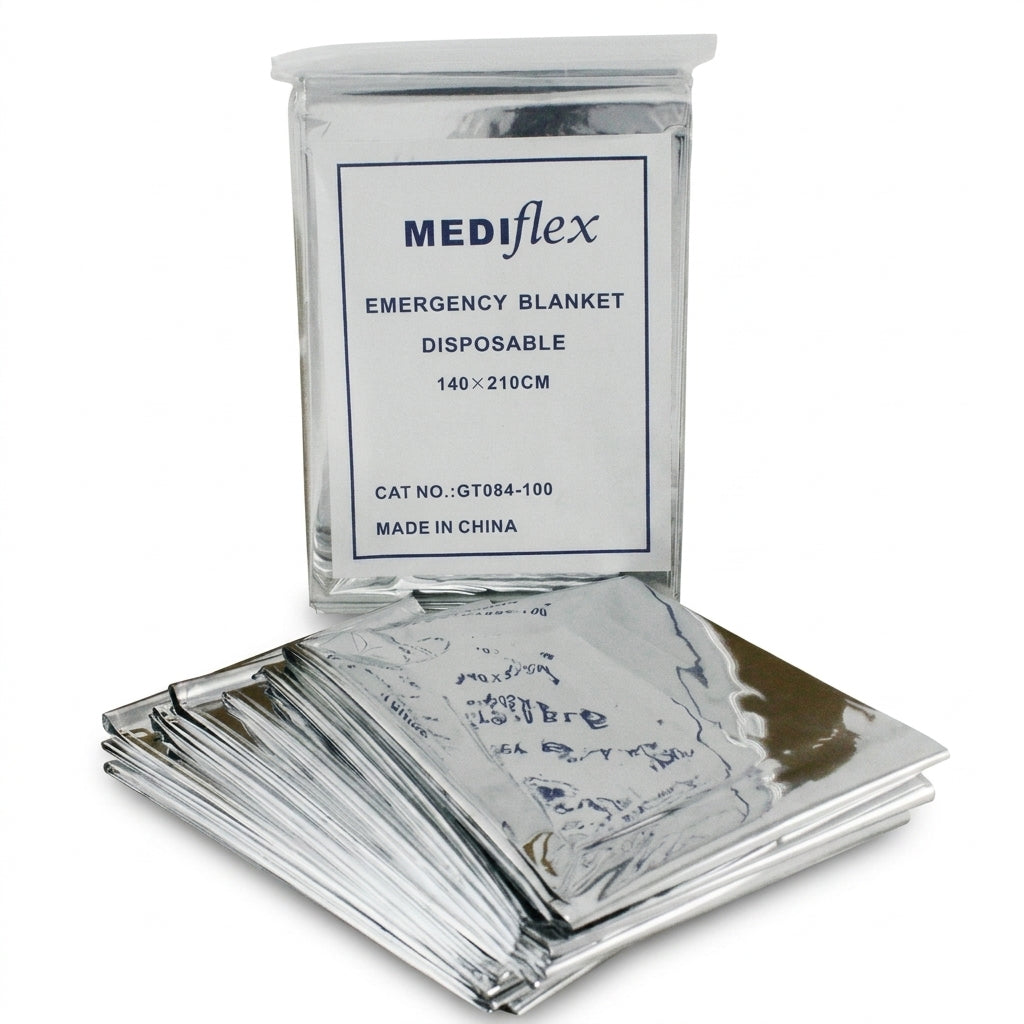 Silver/Gold reflective emergency blanket