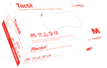Tactil Powder Free Disposable Nitrile Gloves - Mediflex Industries