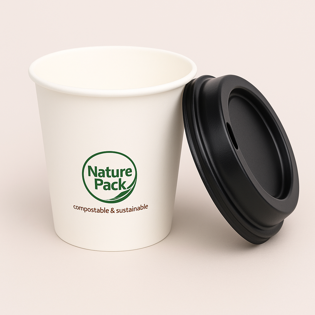 6oz Single Wall Paper Cup-White - Mediflex Industries