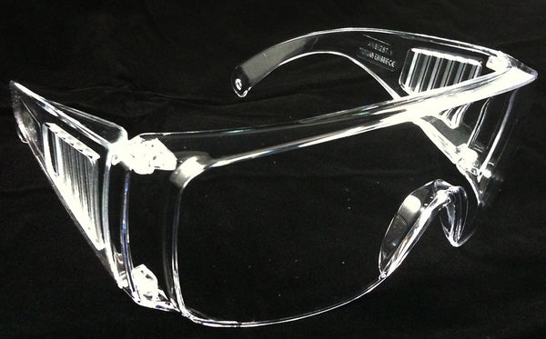 Clear Lens Over Glasses Safety Glasses - Mediflex Industries
