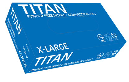 Titan Powder Free Nitrile Examination Gloves - Mediflex Industries