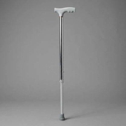 Mediflex Adjustable Aluminium Walking Stick - Lightweight Height-Adjustable Cane