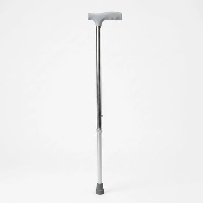 Mediflex Adjustable Aluminium Walking Stick - Lightweight Height-Adjustable Cane