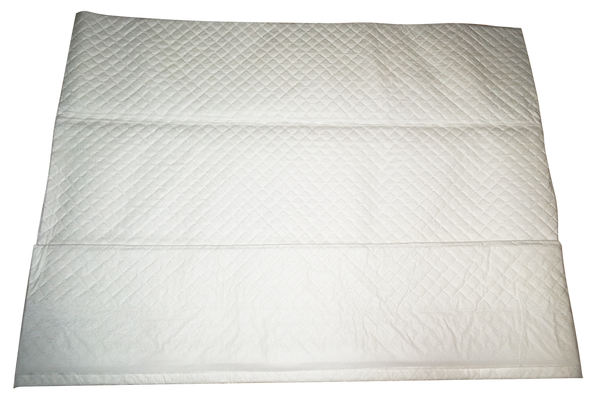 Mediflex breathable underpad white quilted continence protective pad for bed or chair