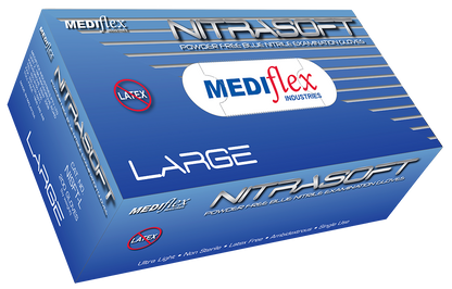 Nitrasoft Powder Free Nitrile Gloves - Mediflex Industries