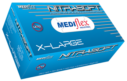 Nitrasoft Powder Free Nitrile Gloves - Mediflex Industries