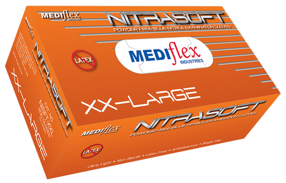 Nitrasoft Powder Free Nitrile Gloves - Mediflex Industries