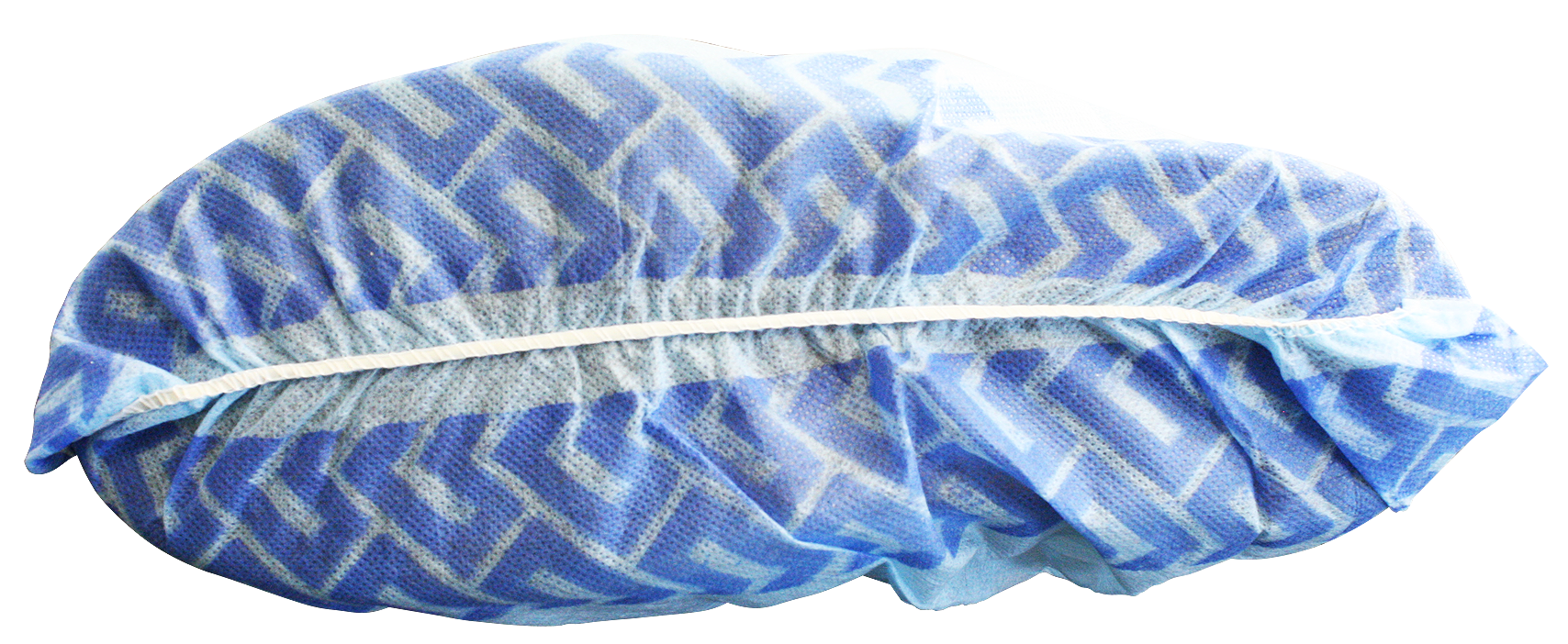 Mediflex blue disposable non-slip shoe covers PPE with textured sole for safety and protection