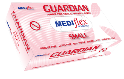Guardian Powder Free Vinyl Gloves - Mediflex Industries