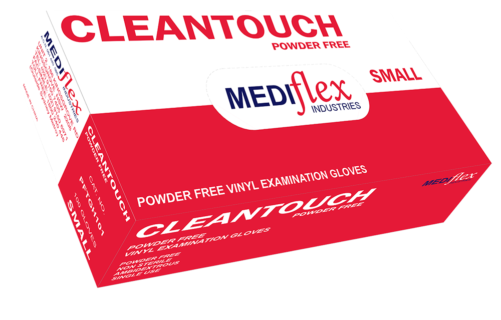 Cleantouch Powder Free Vinyl Gloves - Mediflex Industries