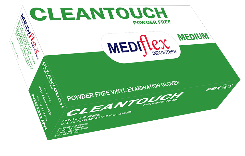 Cleantouch Powder Free Vinyl Gloves - Mediflex Industries