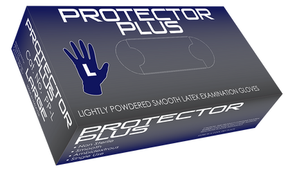 Protector Plus Lightly Powdered Latex Gloves - Mediflex Industries