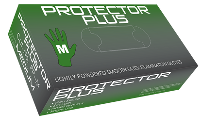 Protector Plus Lightly Powdered Latex Gloves - Mediflex Industries